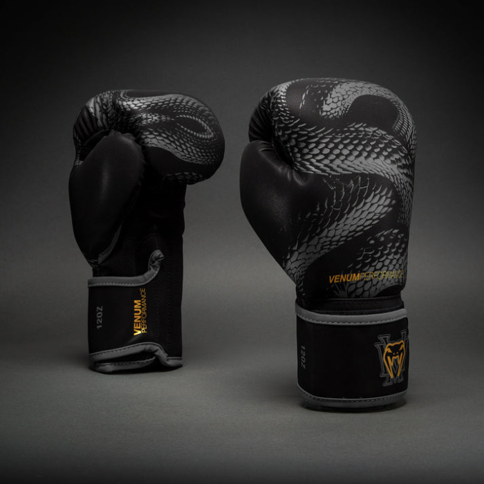 Боксови Ръкавици - Venum Matupa Boxing Gloves - Black/Grey/Gold​